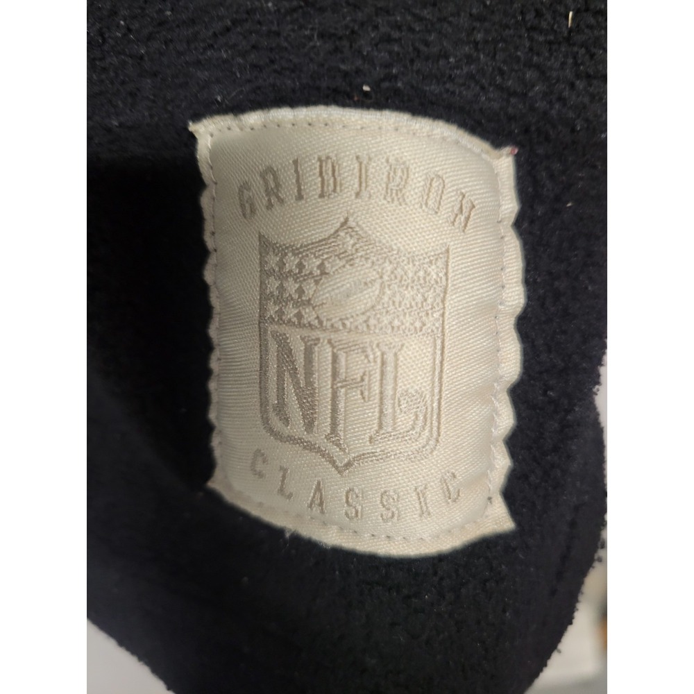 Vintage Reebok Gridiron NFL Oakland Raiders Black 1/4 Zip Fleece Xl - Picture 9 of 9